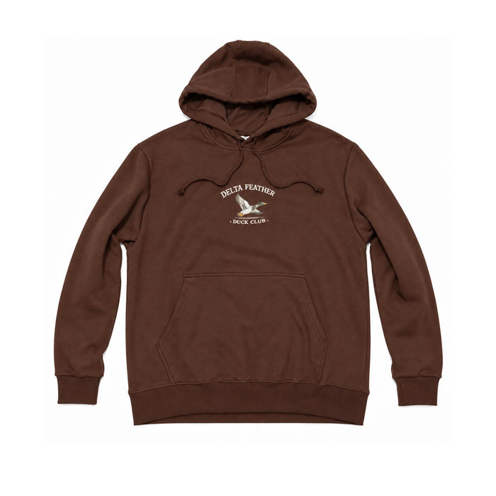The Duck Club Heavyweight Hoodie - Coffee Bean