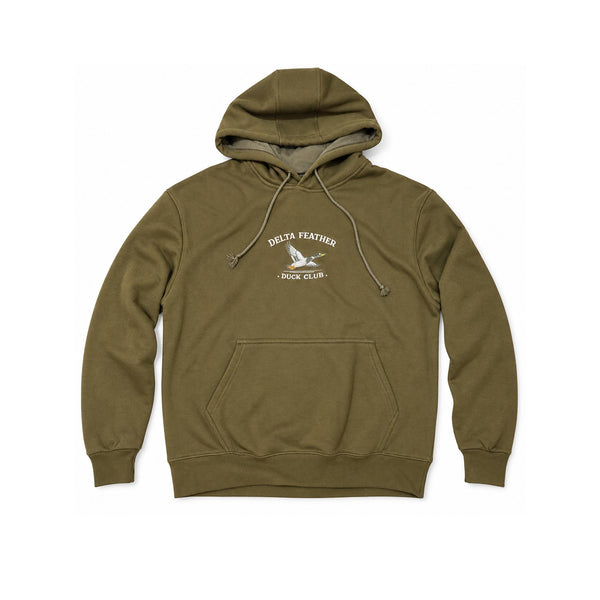 The Duck Club Heavyweight Hoodie - Olive