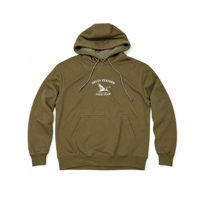 The Duck Club Heavyweight Hoodie - Olive