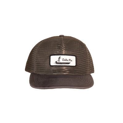 Delta Fin The Flatsman all-mesh fishing trucker hat by Delta Feather