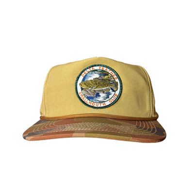 Delta Feather The Smallie Club smallmouth bass fishing hat
