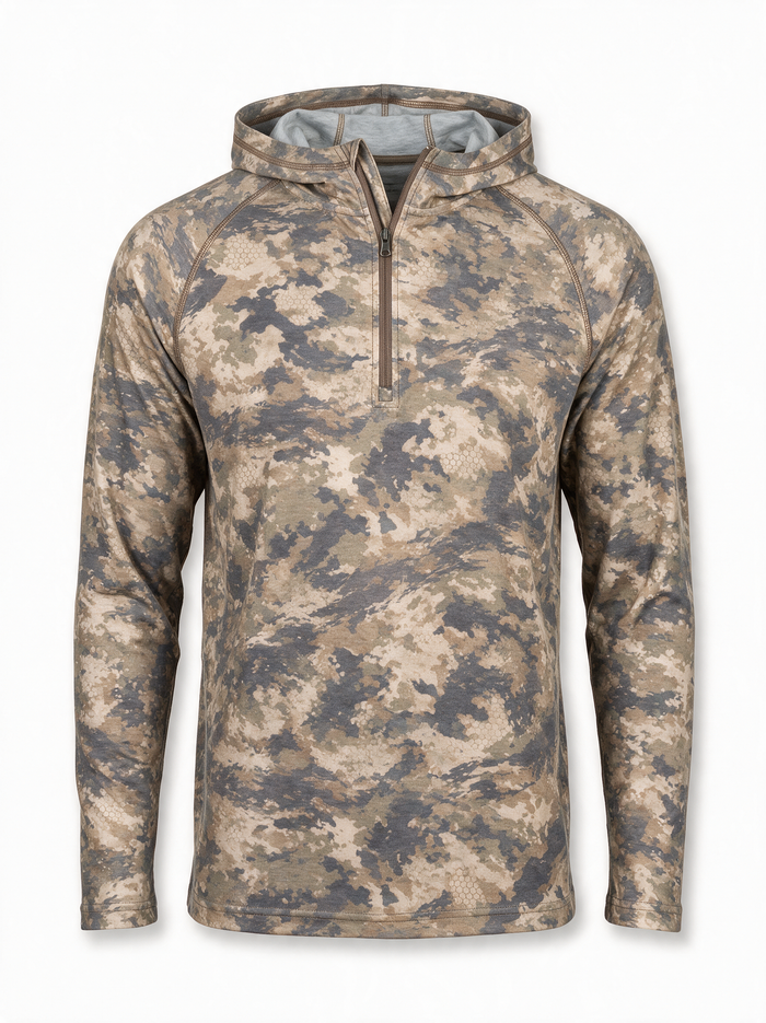 Gathering 1/4 Zip Hoodie (Broomsedge)