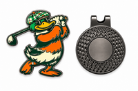 Duck Hook Mallard Golf Ball Marker with Magnetic Hat Clip
