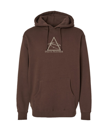 Heavyweight Brown Logo Hoodie