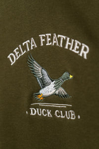 The Duck Club Heavyweight Hoodie - Olive