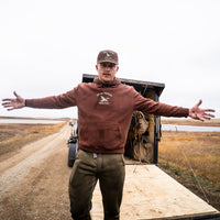 The Duck Club Heavyweight Hoodie - Coffee Bean