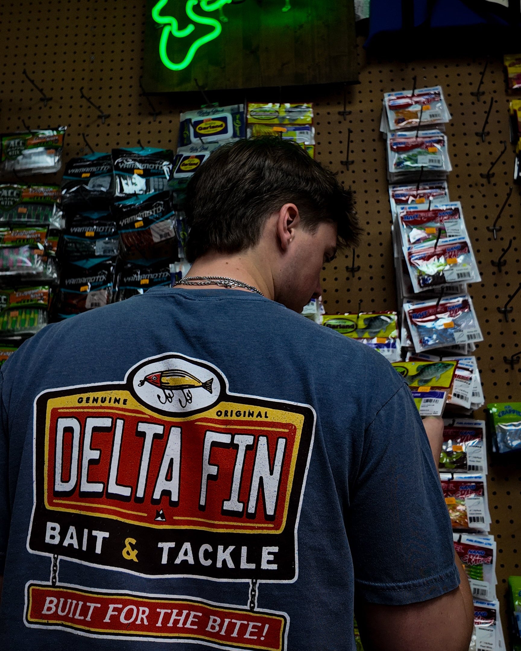 Delta Fin Bait & Tackle Pocket T-Shirt