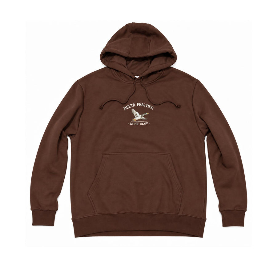 The Duck Club Heavyweight Hoodie - Coffee Bean