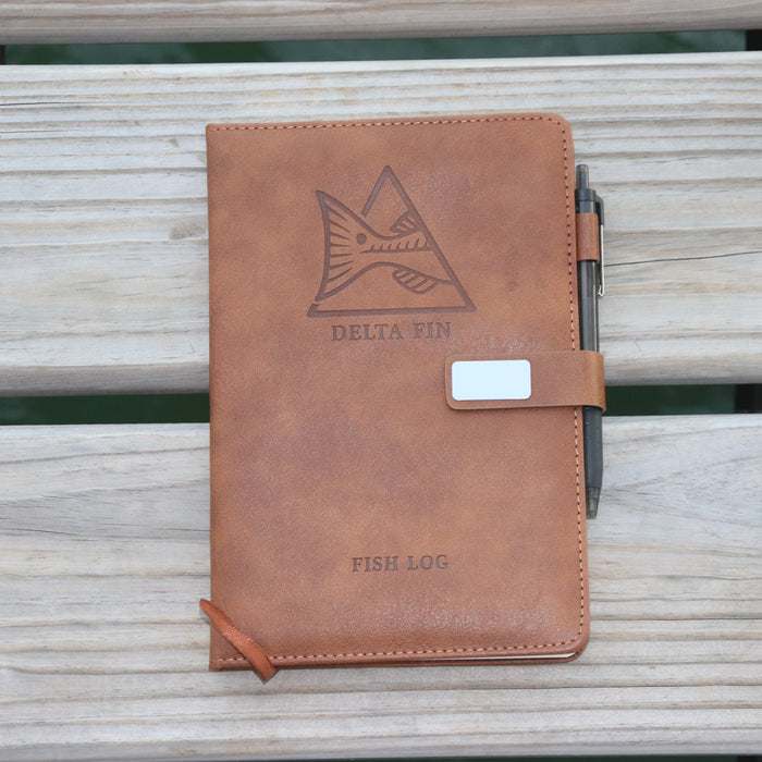 Delta Fin premium fishing log journal by Delta Feather