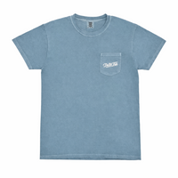 Delta Fin The Robinson pocket fishing t-shirt by Delta Feather — lifestyle shot