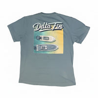 Delta Fin The Robinson pocket fishing t-shirt by Delta Feather