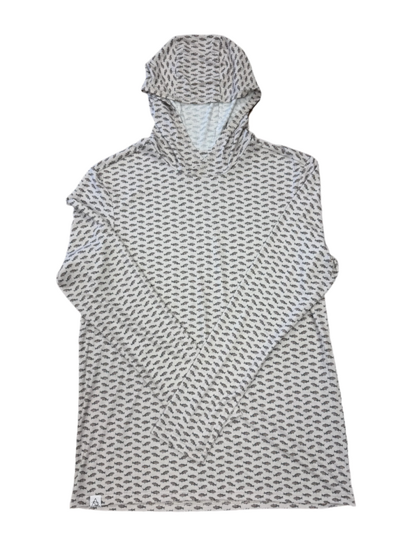 Delta Feather The Bull redfish sun hoodie with UV protection for anglers — alternate view