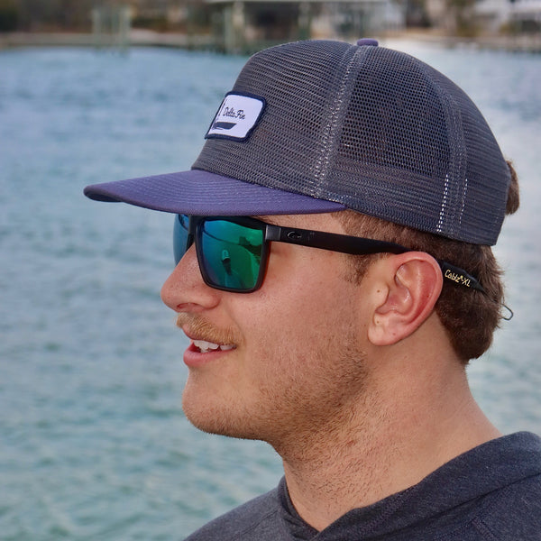 Delta Fin The Flatsman all-mesh fishing trucker hat by Delta Feather — alternate view