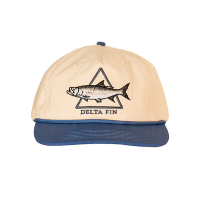 Delta Feather The Silver King tarpon fishing hat for the flats