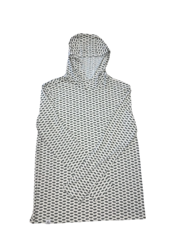 Delta Feather The Toad bass sun hoodie with UV protection for anglers — alternate view